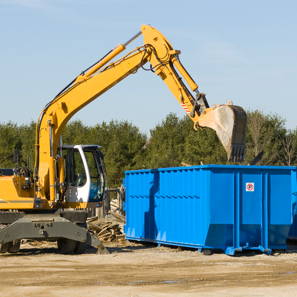 can i rent a residential dumpster for a construction project in Williams